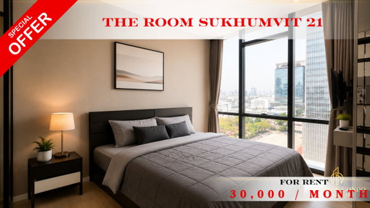 รูปภาพ 🌹✨ Exclusive Unit For Rent 📌 The Room Sukhumvit 21 (Line: @rent2022) | Prime Asoke Location Ready to Move In! ✨ 📌 Ref Code: A06769
