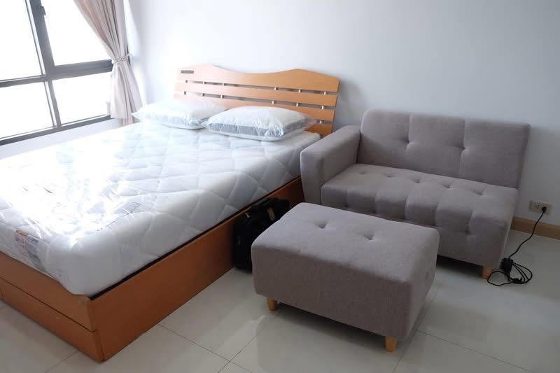 Condo for RENT : พญาไท เพลส  𝐒𝐢𝐳𝐞 :   29 sqm.  𝐓𝐲𝐩𝐞 : Studio / 1 Bath   𝐅𝐥𝐨𝐨𝐫 :  22nd   พร้อมเข้าอยู่ได้เลย! 