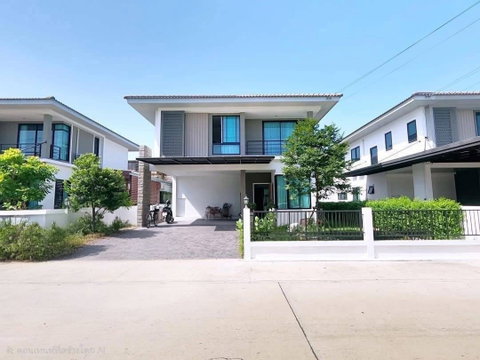 บ้านเดี่ยวหลังใหญ่ แต่งใหม่ กว้างมาก หมู่บ้าน ภัทรีดา อเวนิว รังสิต-คลอง 2 (Patreeda Avenue) ถนนรังสิต-นครนายก ต.คลองสอง อ.คลองหลวง จ.ปทุมธานี