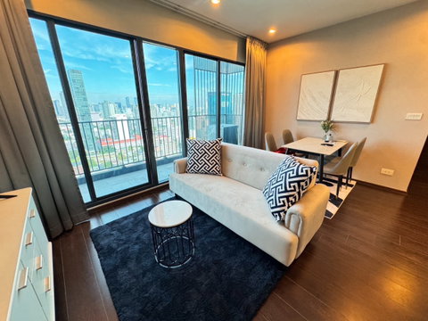 *** Condo for rent : C Ekkamai 2 Bedrooms Nice decorated High floor Fully furnished Unblock view Special price 35,000 Baht ðĨðĨðĨ***