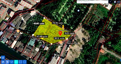 Land for sale : Beautiful Land for Sale in Bang Kruai, Nonthaburi – Great Price, Prime Potential Location  Land Area: 1 Rai 3 Ngan 32 Square Wah (732 sq. wah)