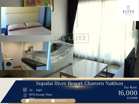 🌿 Escape the City Bustle – Riverfront Living at Supalai River Resort 🌿