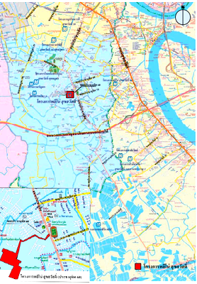 Townhouses for sale Pracha Uthit Road : TOWN HOUSE 18.7 Sq.w. Thung Khru Bangkok for 3.3M