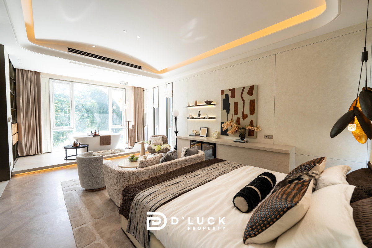 รูป ขายวิลล่าพูลวิลล่าหรู 3 ชั้น สไตล์ Modern Luxury ใกล้พัทยา วิวเขาชีจรรย์ - รูปที่ 5/44