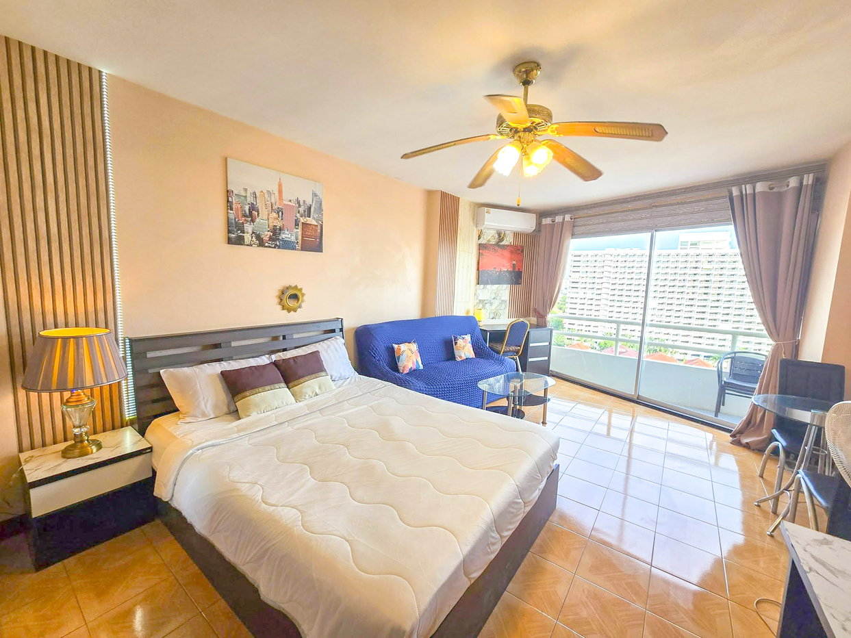 รูป View Talay 1 Studio Rent Sea View Condo in Jomtien - รูปที่ 4/8
