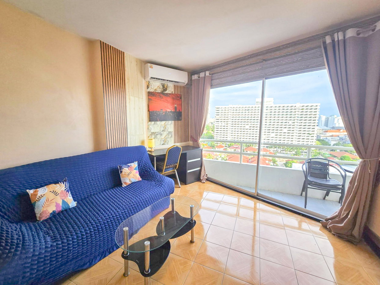 รูป View Talay 1 Studio Rent Sea View Condo in Jomtien - รูปที่ 1/8