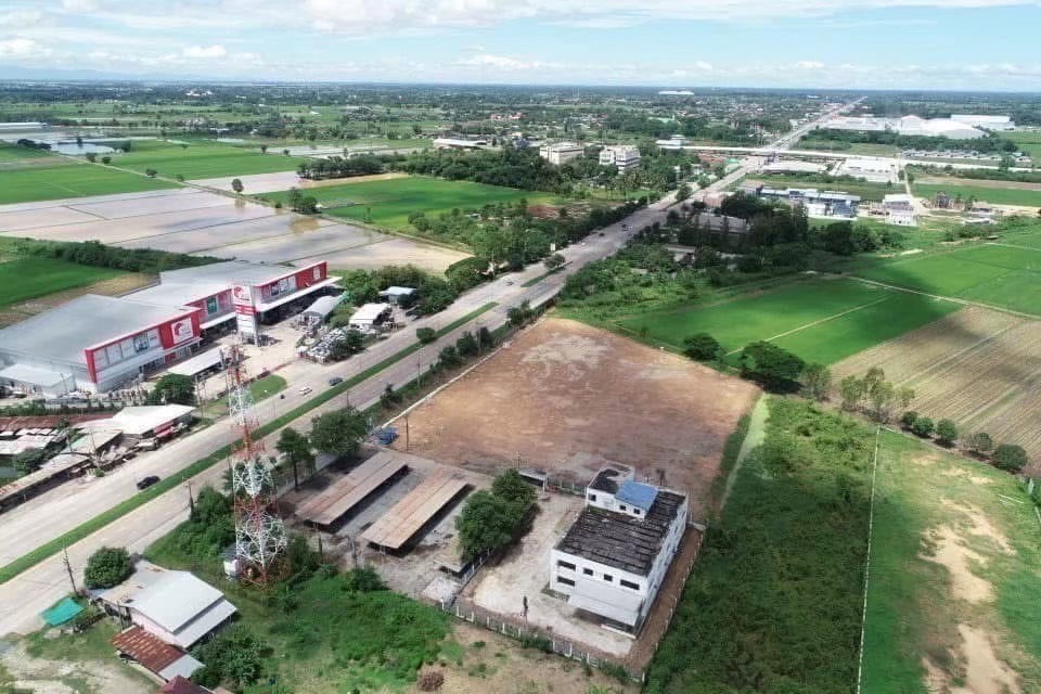 รูป ขายที่ดิน ใกล้เซนทรัลพิษณุโลก 2ไร่ 3งาน หน้ากว้างติดถนน 46.40 ม_BL202 - รูปที่ 2/3