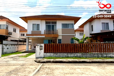 ขายบ้านเดี่ยว : ขายบ้านเดี่ยว 2 ชั้น หมู่บ้านพรอเมนาด โฮม ธนบุรี อนามัยงามเจริญ 11 พระราม 2 พร้อมส่วนกลางครบ