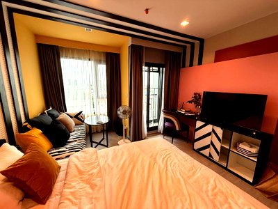 Condos for rent : Condo for rent " Life Sathorn Sierra"8th Floor | Studio Unit | 28.5 sq.m. | 1 Bathroom | Fully Furnished | Near BTS Talat Phlu Station