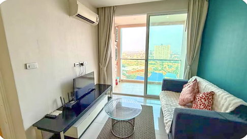 Grande Caribbean Pattaya Condo for Rent City and Pool View