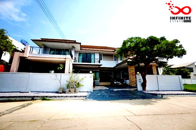ขายบ้านเดี่ยว : ขายบ้านเดี่ยว 2 ชั้น ม.วินด์มิลล์ พาร์ค บางนา-ตราด กิ่งแก้ว สมุทรปราการ ใกล้สนามบิน บรรยากาศร่มรื่น