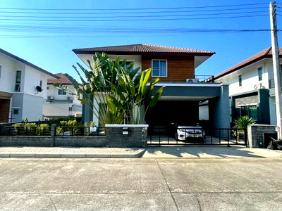 บ้านเดี่ยวให้เช่า : บ้านเดี่ยวให้เช่า | โครงการซีรีนพาร์ค สันกำแพง เชียงใหม่ ใกล้โรงเรียนนานาชาติ UCIS / ABS / ACIS (R1219) T.0946511456