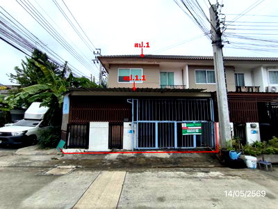ขายทาวน์โฮม : ทาวน์เฮ้าส์ 24.1 ตร.วา บ้านพฤกษา 38/3 (ชัยพฤกษ์-วงแหวน) ไทรน้อย นนทบุรี 1.3M