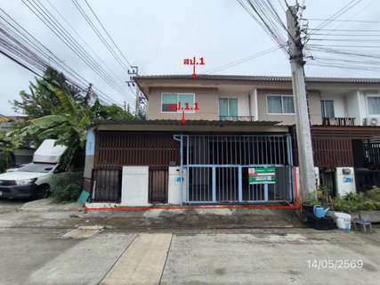 ทาวน์เฮ้าส์ 24.1 ตร.วา บ้านพฤกษา 38/3 (ชัยพฤกษ์-วงแหวน) ไทรน้อย นนทบุรี 1.3M