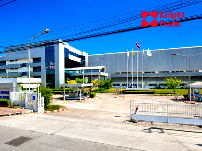 ขายโรงงาน : ขายโรงงานพร้อมโกดัง 28 ไร่ ติดถนนกิ่งแก้ว อำเภอบางพลี จังหวัดสมุทรปราการ