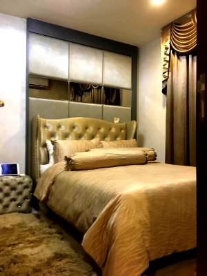 Condos for rent : Condo for rent "Rhythm Asoke" 9th Floor | 34 sq.m. | Corner Unit | Fully Furnished