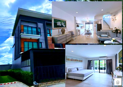 ขายทาวน์โฮม : คุ้มสุด รีโนเวทใหม่ ทาวน์โฮม3ชั้น หลังริมติดสวน Eco Space บางนา ใกล้เมกะ รรนานาชาติชื่อดัง แต่งครบพร้อมอยู่