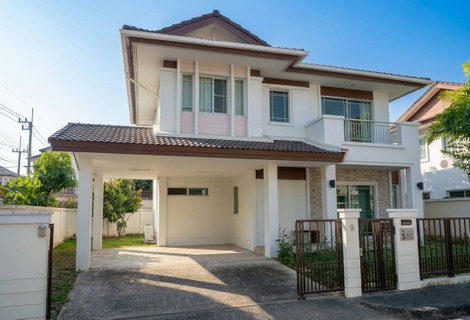 ขายบ้านเดี่ยวสองชั้น ในโครงการสีวลี-ราชพฤกษ์ เชียงใหม่ ใกล้โรงเรียนนานาชาติชั้นนำ (SBS, Meritton, Panyaden, APIS) (HA477) T.0946511456