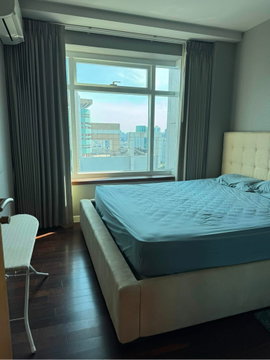 S136 Condo for rent: Circle Condominium, 2 bedrooms, near MRT Phetchaburi, fully furnished and ready to move in.