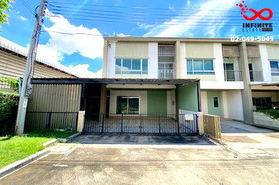 ทาวน์โฮม นนทบุรี : ขายทาวน์โฮม 2 ชั้น บ้านลุมพินี ทาวน์วิลล์ ราชพฤกษ์-นครอินทร์ บางกรวย นนทบุรี หลังริม 30.8 ตร.ว.