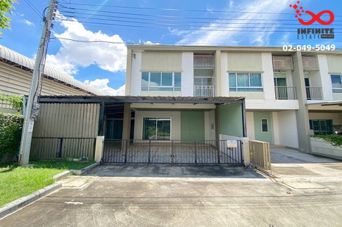 ขายทาวน์โฮม 2 ชั้น บ้านลุมพินี ทาวน์วิลล์ ราชพฤกษ์-นครอินทร์ บางกรวย นนทบุรี หลังริม 30.8 ตร.ว.
