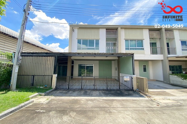 รูป ขายทาวน์โฮม 2 ชั้น บ้านลุมพินี ทาวน์วิลล์ ราชพฤกษ์-นครอินทร์ บางกรวย นนทบุรี หลังริม 30.8 ตร.ว. - รูปที่ 1/10