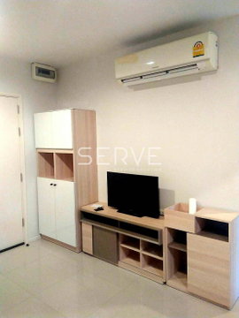1 Bed Large Room City View Fully furnished Good Location Close To MRT Phra Ram 9 400 m. @ Aspire Rama 9