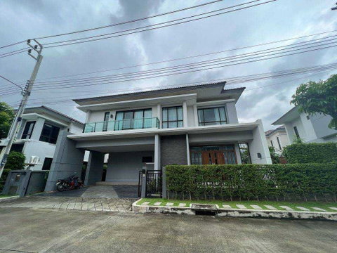 ให้เช่า บ้านเดี่ยว 2 ชั้น เดอะ ซิตี้ ราชพฤกษ์ - สวนผัก บ้านเดี่ยว 2 ชั้น ที่ดิน 82 ตร.ว. พื้นที่ใช้สอย 309 ตร.ม. 4 ห้องนอน 5 ห้องน้ำ พร้อมเข้าอยู่