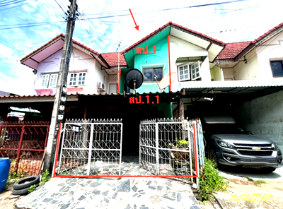 ขายทาวน์โฮม : ทาวน์เฮ้าส์ 16 ตร.วา สวนทอง 7 ลำลูกกา ปทุมธานี 1.3M