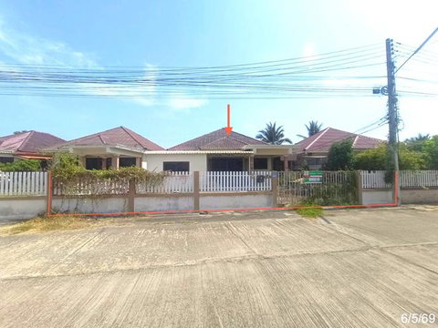 บ้านเดี่ยว 97 ตร.วา ริมบึง ปราณบุรี ประจวบคีรีขันธ์ 2.5M