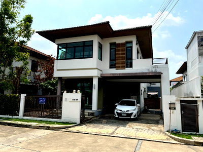 เช่าบ้านเดี่ยว สายไหม 54/1 : บ้านว่างพร้อมเข้าอยู่ !! ให้เช่า บ้านเดี่ยว 2 ชั้น มบ. สราญสิริ พหลโยธิน-สายไหม (3 ห้องนอน, 2 ห้องน้ำ, พร้อมที่จอดรถ 2 คัน)