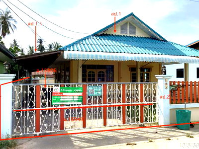 บ้านเดี่ยว ประจวบคีรีขันธ์ : บ้านเดี่ยว 111.6 ตร.วา เมืองประจวบคีรีขันธ์ ประจวบคีรีขันธ์ 1.7M