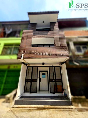 Shophouses for rent วิทยาลัยดุสิตธานี : Commercial building for rent, Sukhumvit 95, near BTS Bang Chak. (SPSP660)