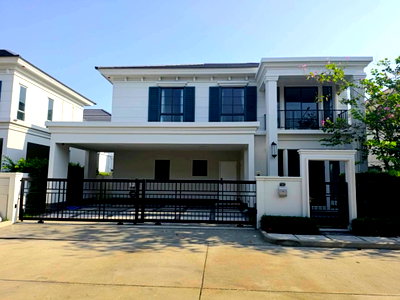 เช่าบ้านเดี่ยว มาร์เก็ต วิลเลจ สุวรรณภูมิ : Setthasiri Bangna KM.10 (บ้านเดี่ยว สภาพใหม่มาก พร้อมเข้าอยู่) [CC-01]
