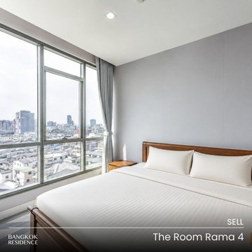 🏙️ขายคอนโด The Room Rama 4 ห้องสวยเฟอร์นิเจอร์ไม้🪵วิวเมือง 44.34 ตร.ม. ใกล้ MRT หัวลำโพง 6.79 ล้านบาท