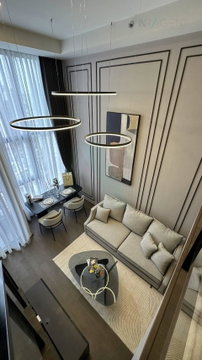 For Rent Condo PARK ORIGIN CHULA - SAMYAN Building 1, Floor 29,Duplex, Room size 35 sqm