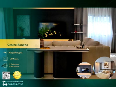 เช่าบ้านเดี่ยว สมุทรปราการ : CD03828 - Centro Bangna : MegaBangna