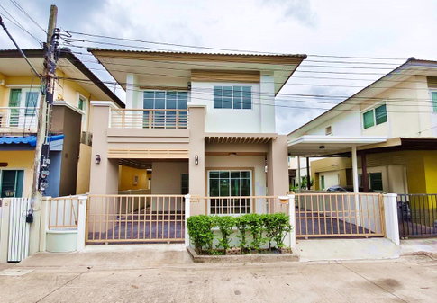 บ้านสวย รีโนเวทใหม่ หมู่บ้านวิลล่า คุณาลัย ติดถนนวัดลาดปลาดุก บางบัวทอง ใกล้เซ็นทรัล เวสเกต