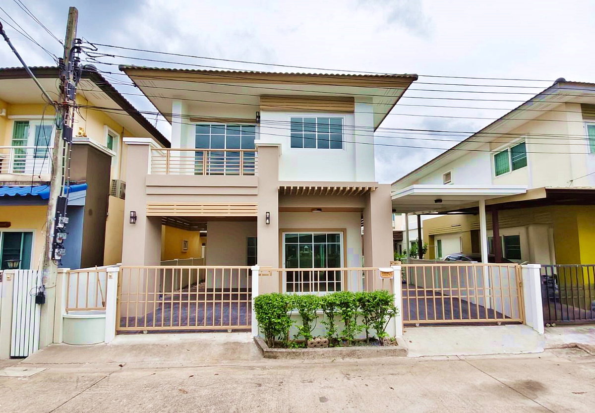 รูป บ้านสวย รีโนเวทใหม่ หมู่บ้านวิลล่า คุณาลัย ติดถนนวัดลาดปลาดุก บางบัวทอง ใกล้เซ็นทรัล เวสเกต - รูปที่ 1/27