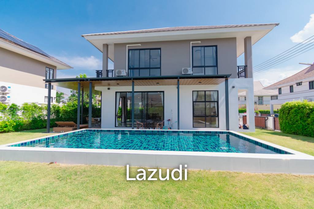 รูป 214 sqm modern 2 storey villa in Amity Lakes Hua Hin - รูปที่ 2/26