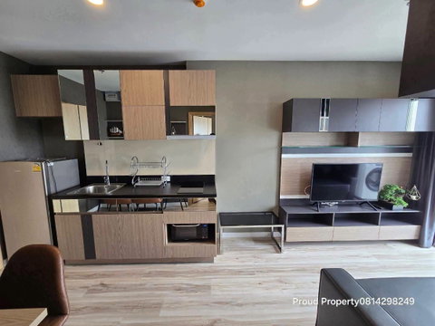 Plus Condo Korat, 33 sq m room for rent at only 10,000 baht/month. Great value!