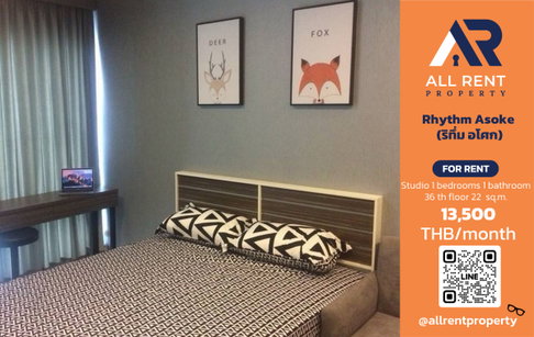🔥 Rhythm Asoke, high-floor unit in the heart of Rama 9, starting from 13,500 THB.
