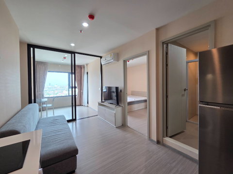 PFD-08607 Condo for rent, Aspire Erawan Prime, beautiful room, city view, near BTS Pu Chao, just a few minutes 🚈✨