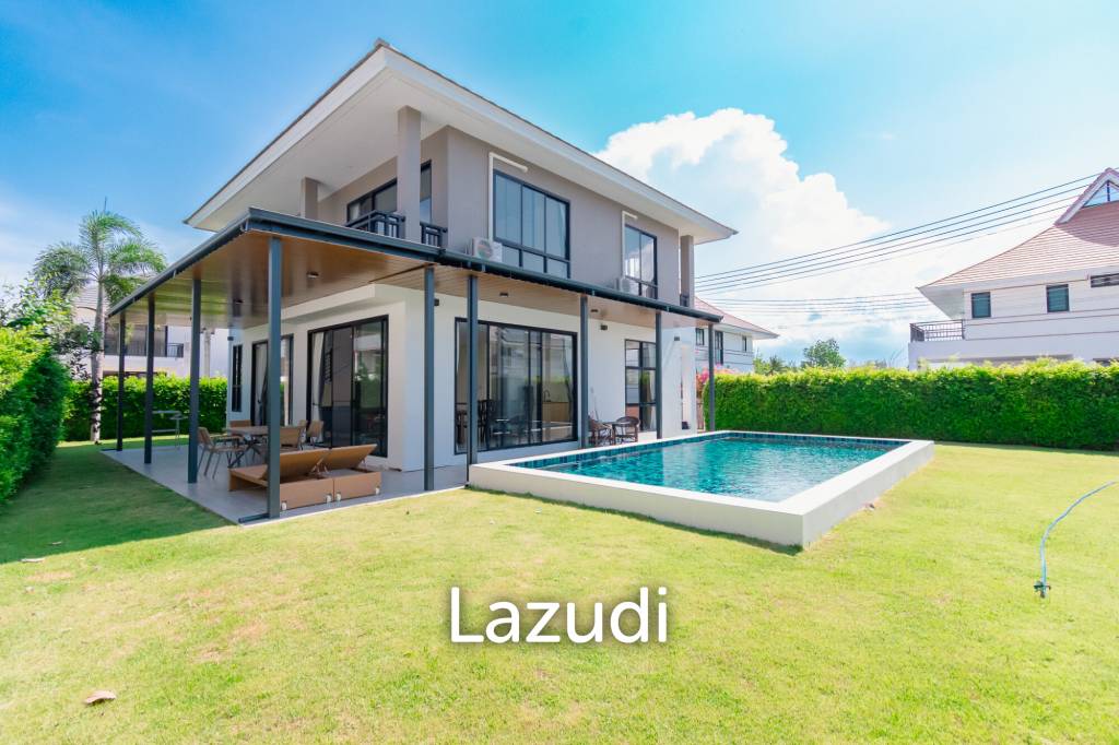 รูป 214 sqm modern 2 storey villa in Amity Lakes Hua Hin - รูปที่ 3/26