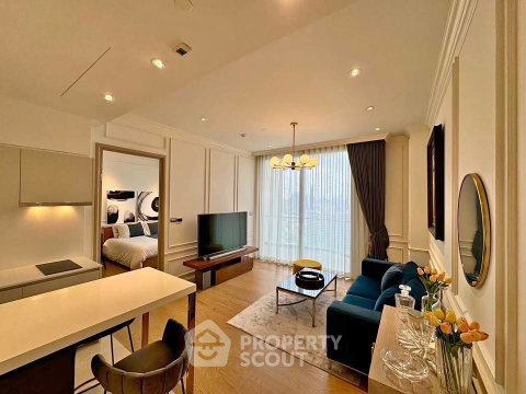 28th-Floor 1-BR At Magnolias Waterfront Residences, BTS Saphan Taksin (ID 2992137)