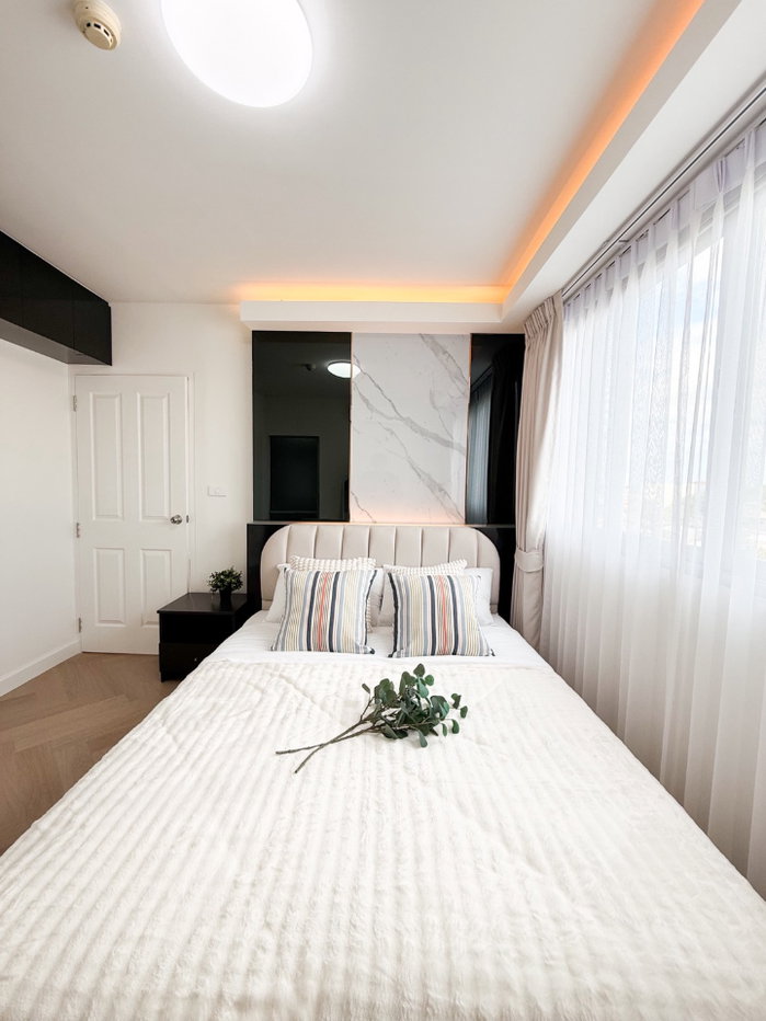 รูป ขาย D Condo รามอินทรา ห้องสวย พร้อมเฟอร์นิเจอร์ใหม่หมด - รูปที่ 2/14