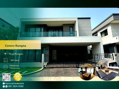 เช่าบ้านเดี่ยว สมุทรปราการ : CD03813 - Centro Bangna :  MegaBangna