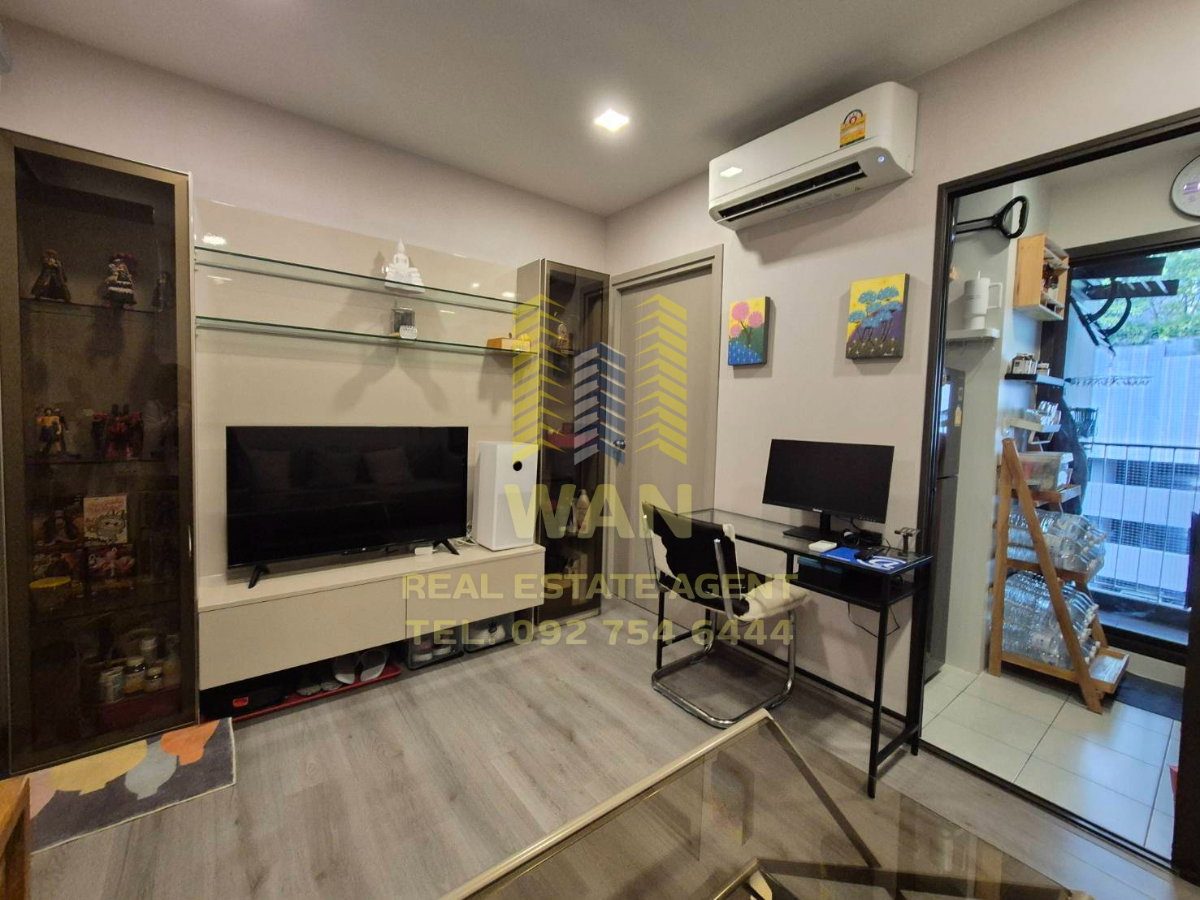 รูป ให้เช่า The politan breeze ชั้น 8 ขนาด 30 ตร.ม. แบบ 1 ห้องนอนแยก แต่งสวย ครบพร้อมอยู่ - รูปที่ 14/24