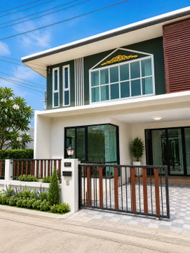 ให้เช่าทาวน์โฮมหลังใหญ่ หลังริม ม.ดิเอ็กซ์ตร้า มาบยางพร ระยอง