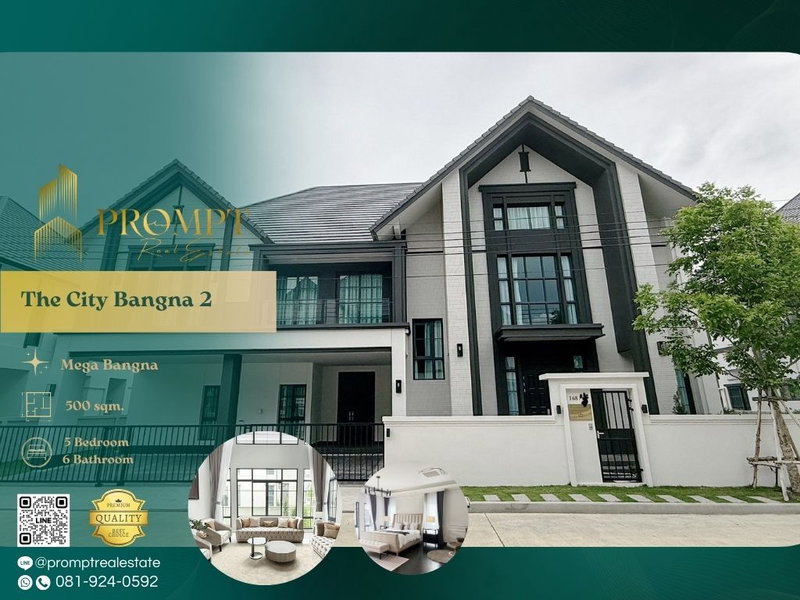 บ้านเดี่ยวให้เช่า : ST13403 - The City Bangna 2 (New Project)